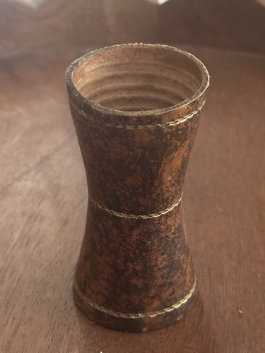 Vintage würfelstreuer becher - würfelstreuer,